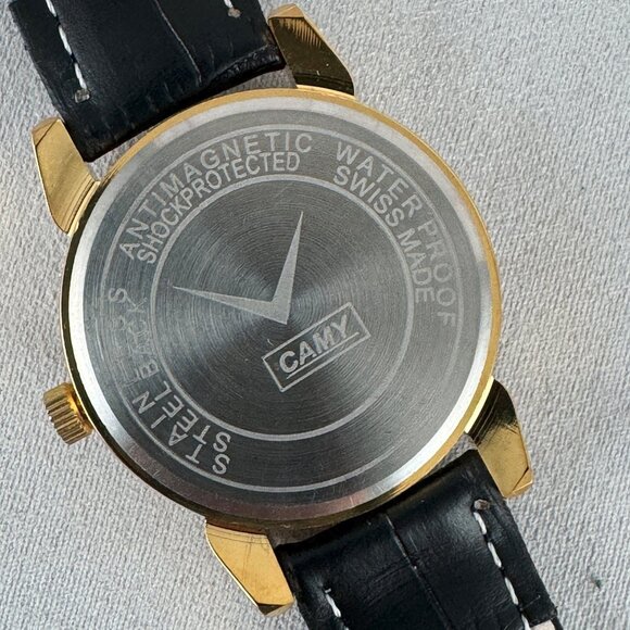 Custom Watch The movement is Swiss 17 jewels and is Hand Wind - Picture 4 of 11